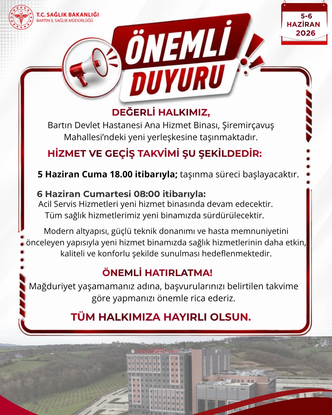 bartın sağlık